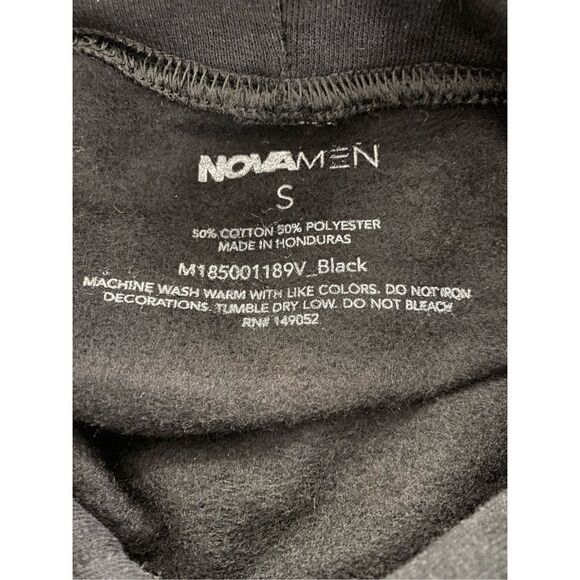 Nova Men Black Men’s Sweatshirt Size Small - Picture 4 of 4